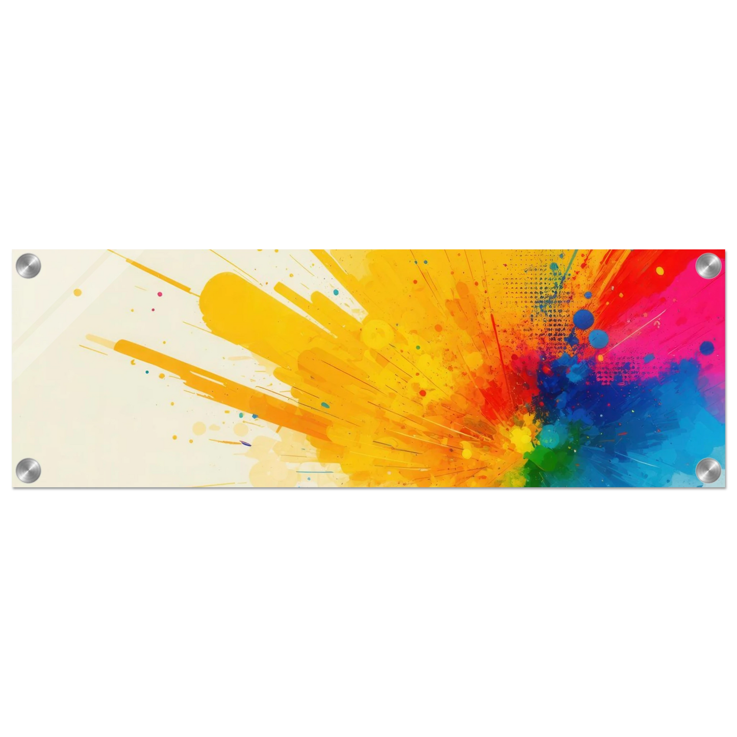 Wandbild explosion der farben abstraktes kunstwerk fuer dein zuhause in verschiedenen groessen