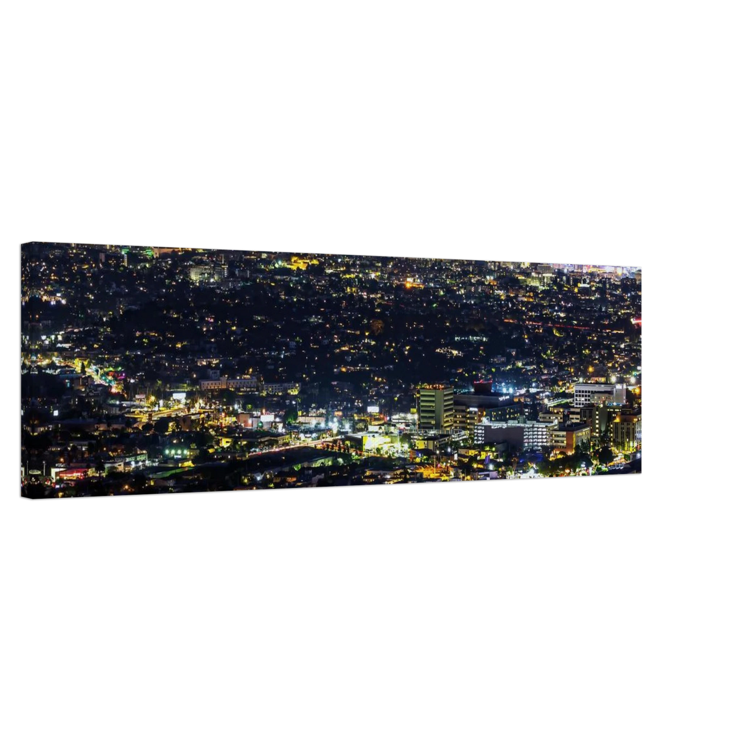Wandbild los angeles lichtermeer majestaetische skyline bei nacht in ihrer wunschgroesse