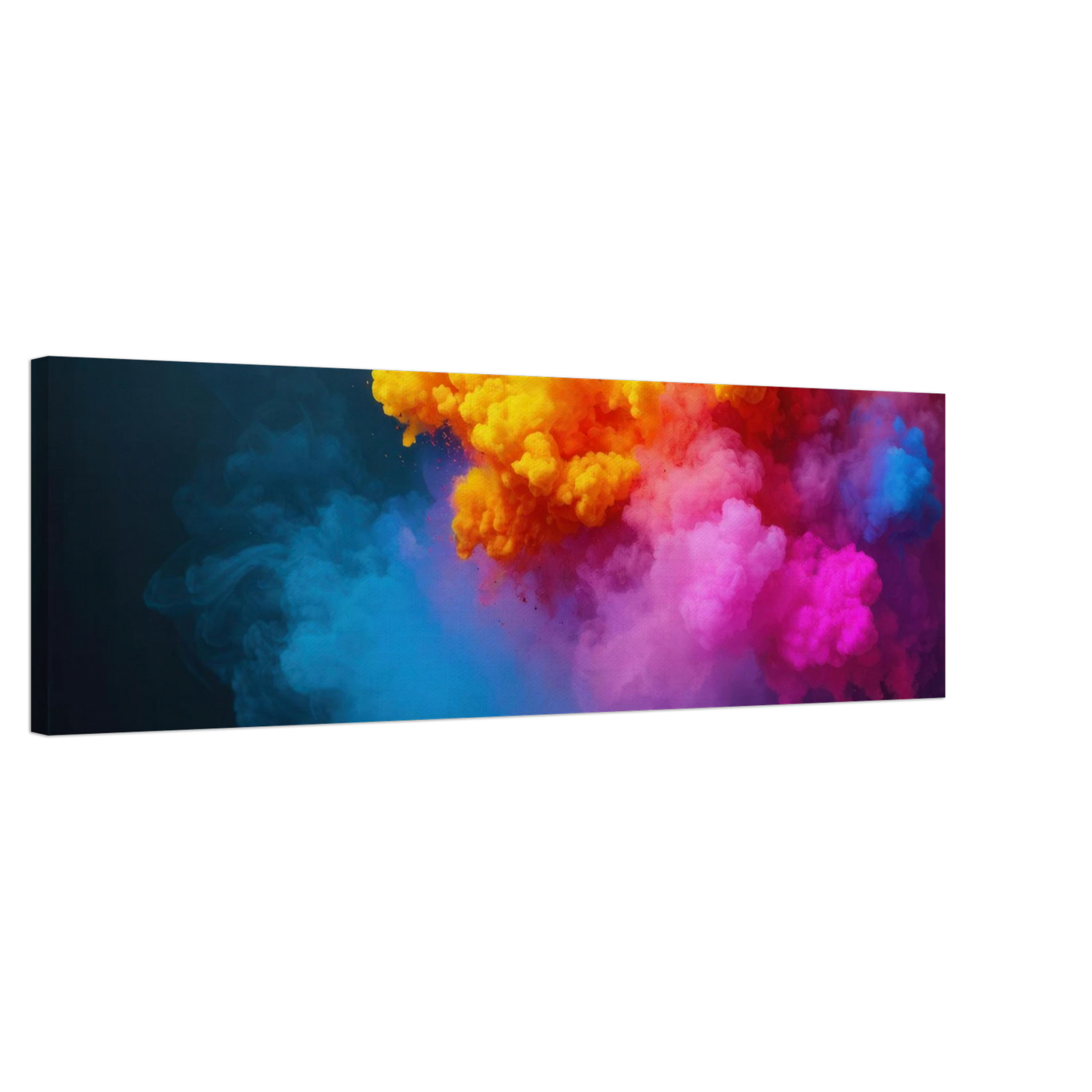 Wandbild explosion der farben lebhaftes abstraktes kunstwerk fuer dein zuhause