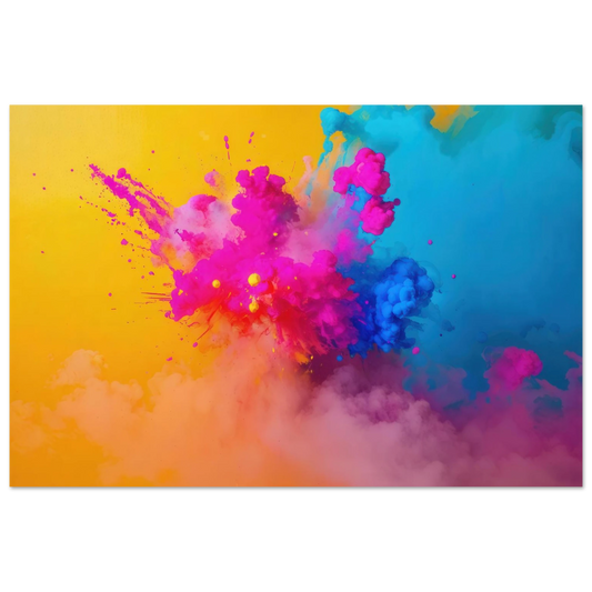 Wandbild explosive farben lebendige abstraktion fuer ihr zuhause in vielen groessen