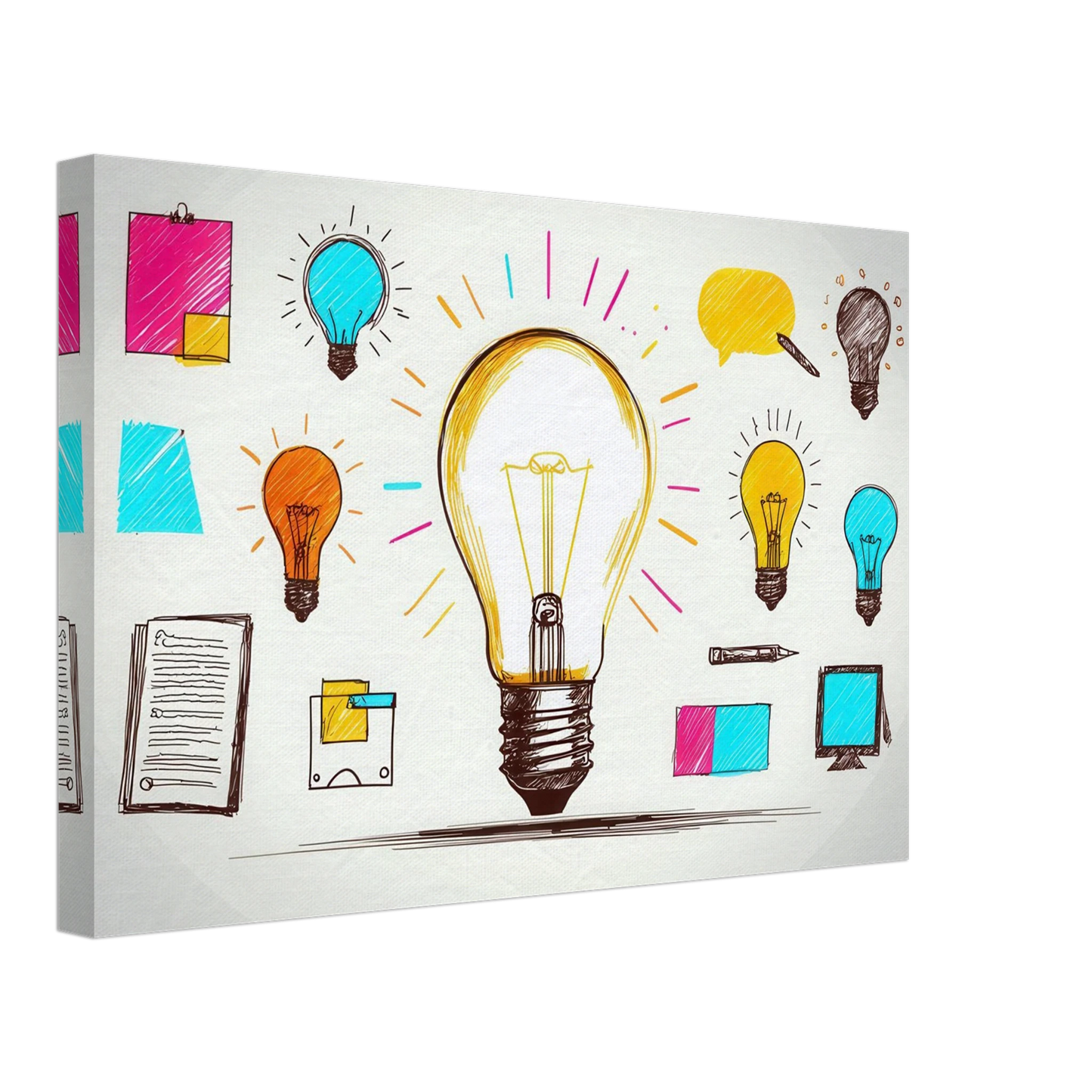 Wandbild pop art skizzen brillante ideen in lebendigen farben dein kreativer akzent fuer jeden raum