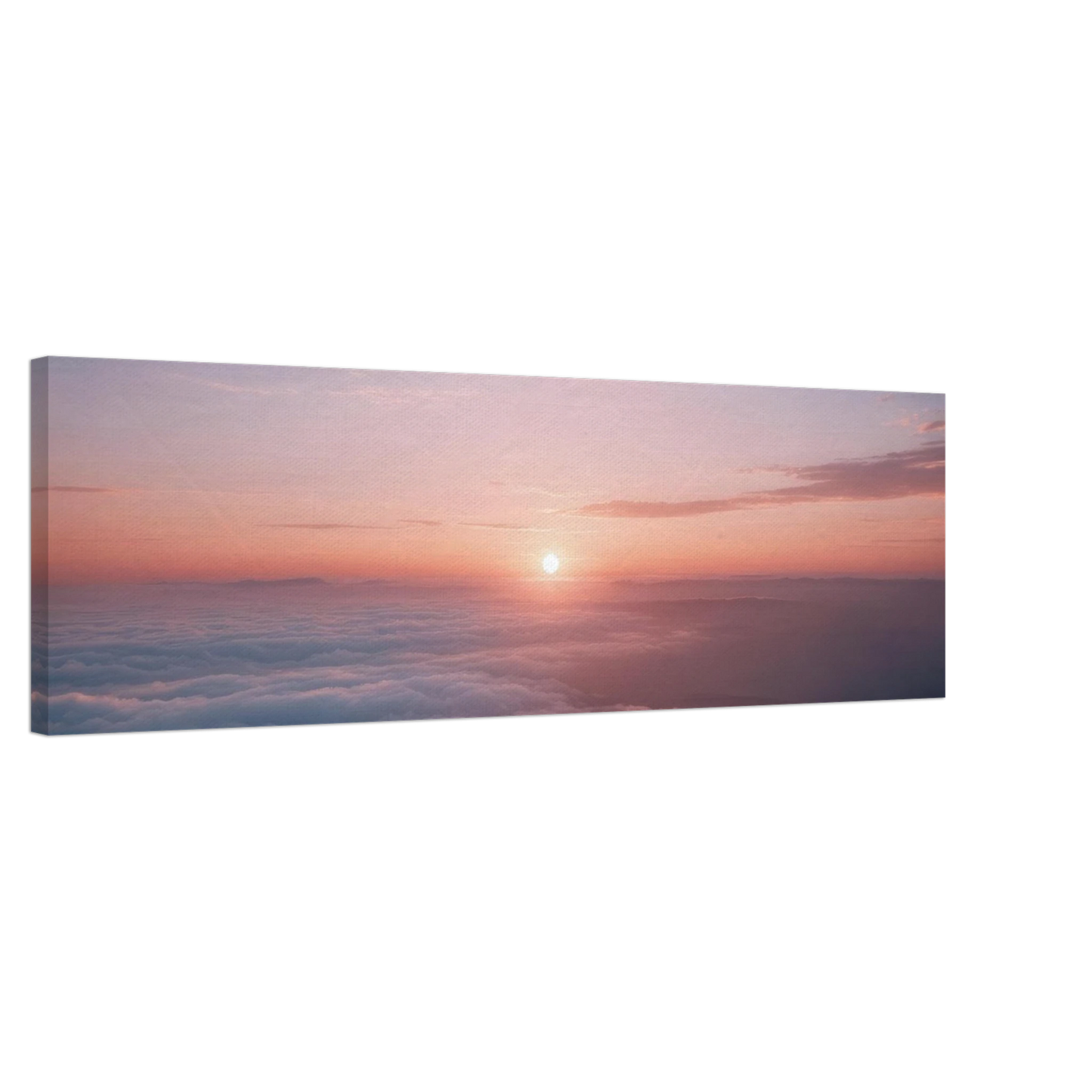 Wandbild sonnenaufgang ueber den wolken ein traumhaftes wandbild in sanften pastelltoenen