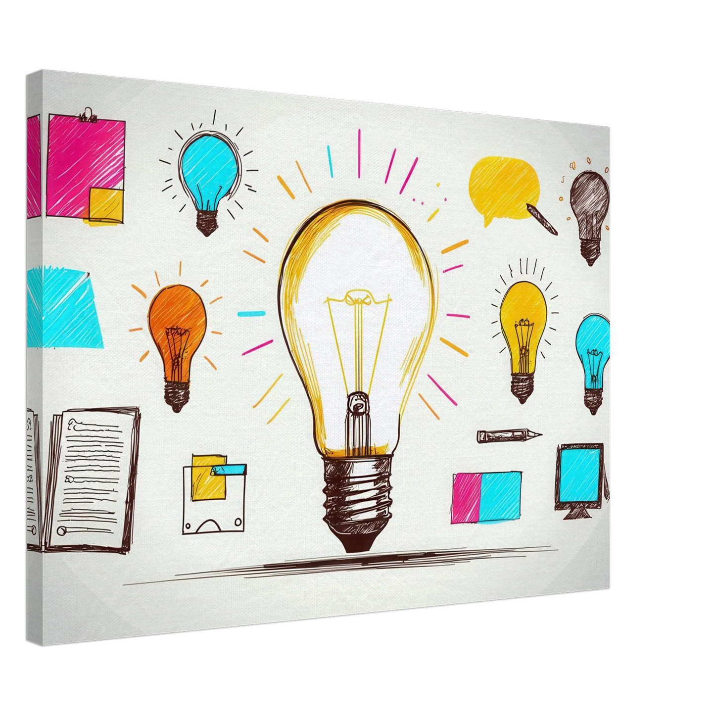 Wandbild pop art skizzen brillante ideen in lebendigen farben dein kreativer akzent fuer jeden raum