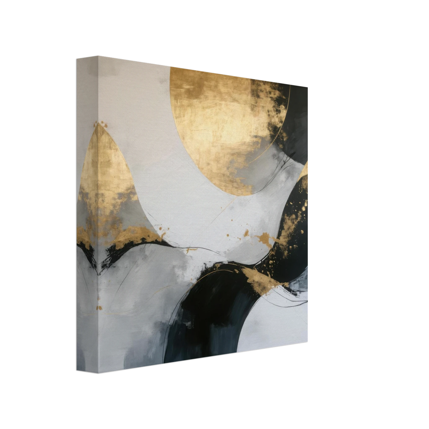 Wandbild goldene abstraktion elegante kunst fuer ihr zuhause in ihrer wunschgroesse