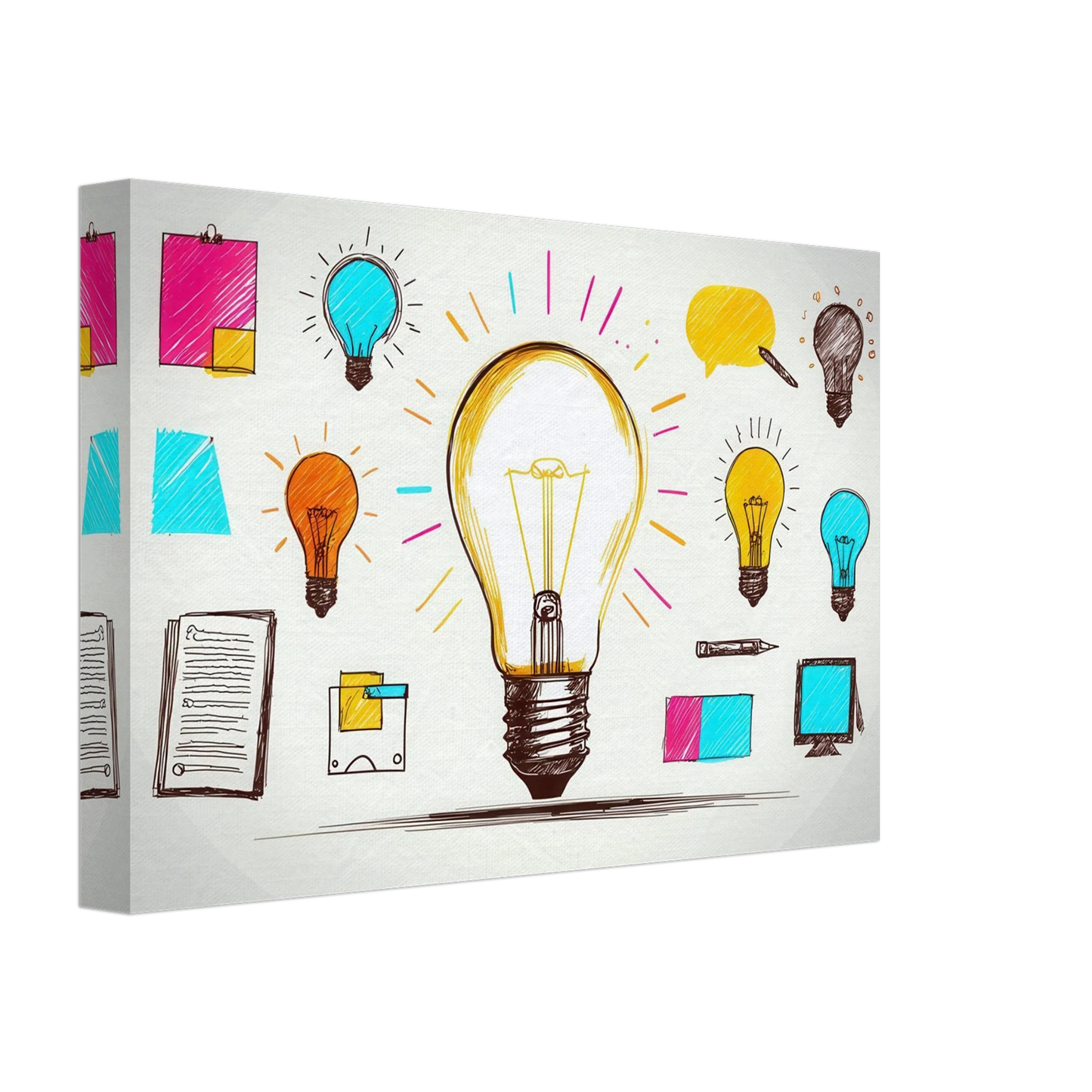 Wandbild pop art skizzen brillante ideen in lebendigen farben dein kreativer akzent fuer jeden raum