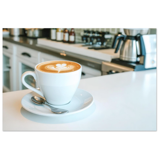 Wandbild espresso latte art meisterwerk fuer ihre kueche oder ihr caf verfuegbar in vielen groessen