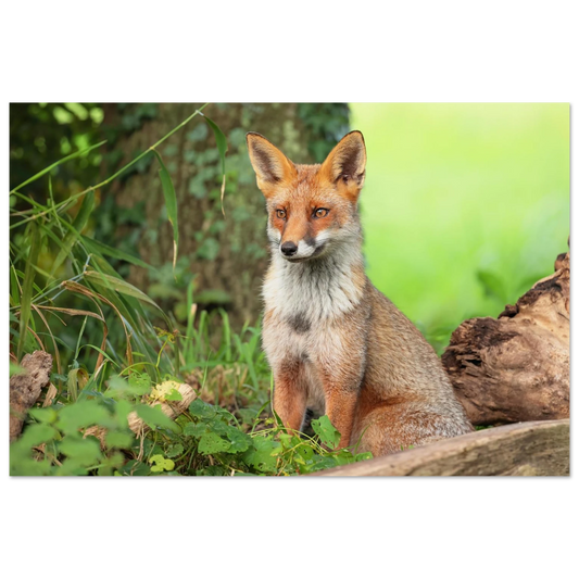Wandbild majestaetischer rotfuchs ein augenblick der ruhe in der natur erhaeltlich in zahlreichen groessen