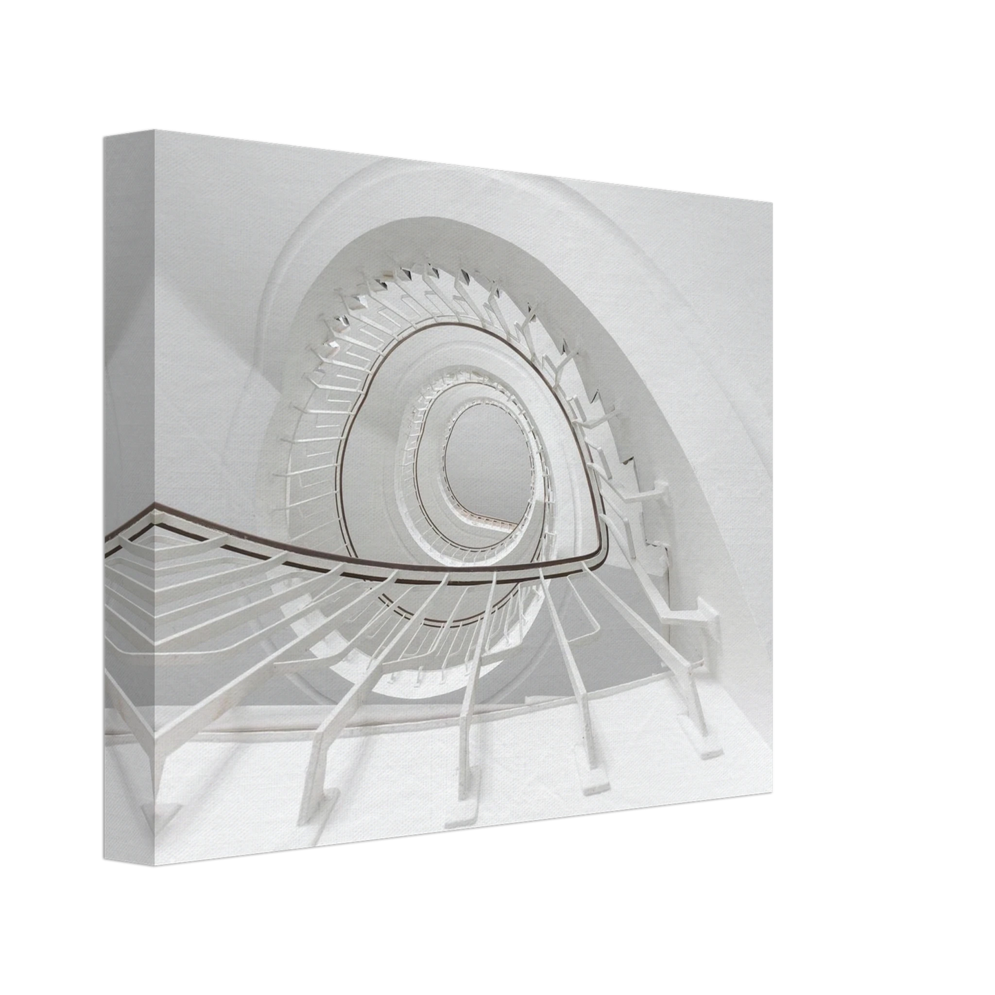 Wandbild minimalistisches spiral treppenhaus zeitlose eleganz fuer ihr zuhause